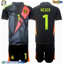 Maglie da calcio Germania Manuel Neuer #1 Portiere Prima Maglia Bambino Europei 2024 Manica Corta (+ Pantaloni corti)